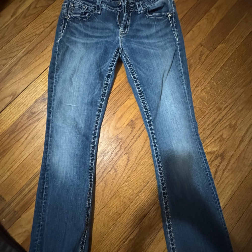 Miss Me Blue Straight Leg Jeans